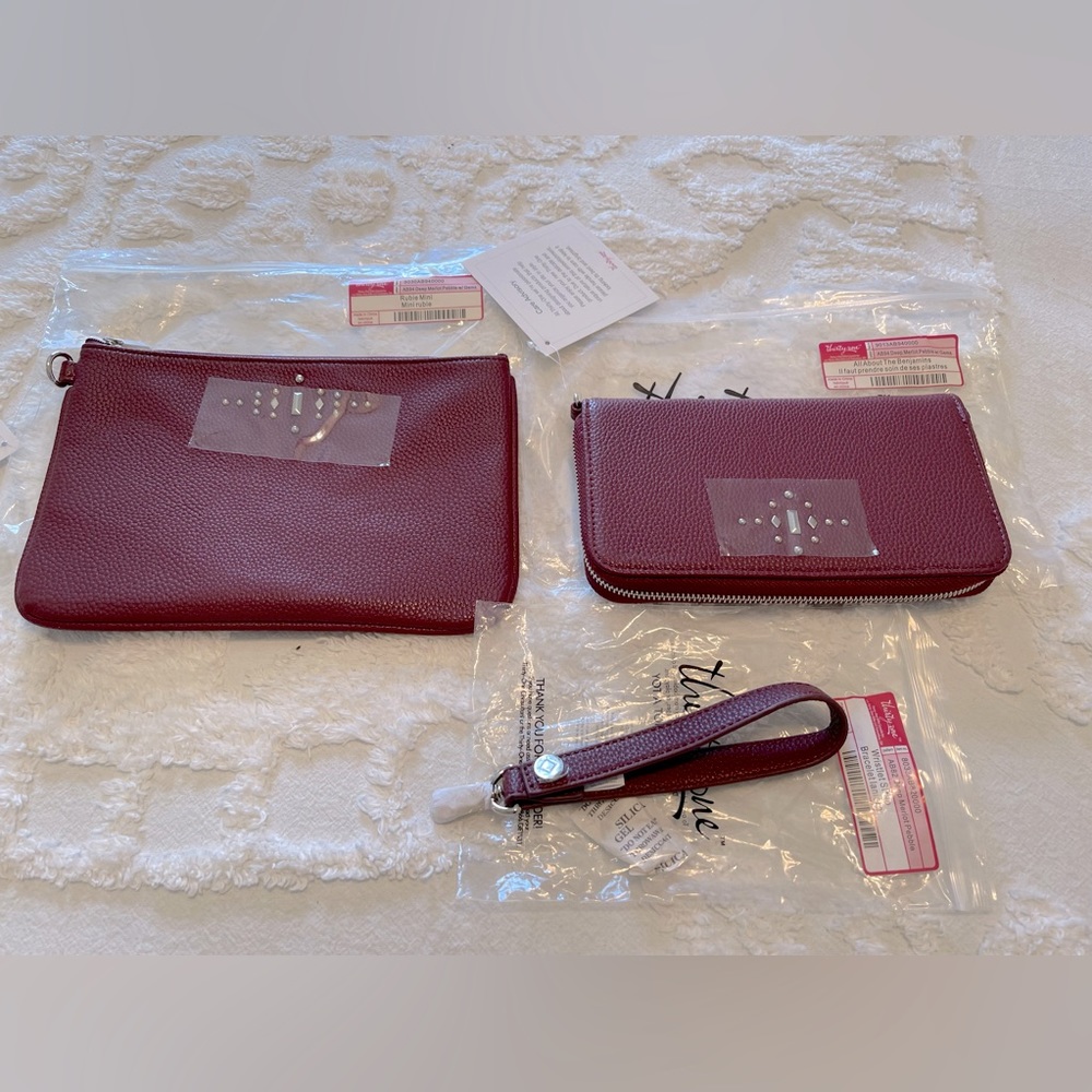 NWT Thirty-One Benjamin wallet and Rubie Mini bag with strap